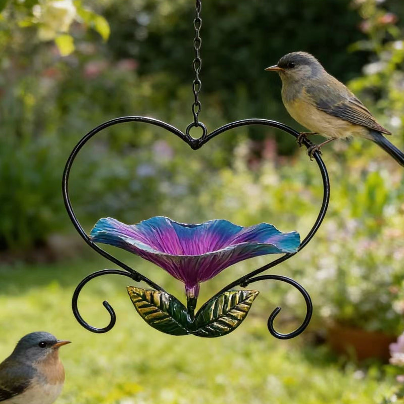 π¦ Heart-Shaped Bird Feeder β Floral, Hanging,Perfect for Backyard or Balcony π‘
