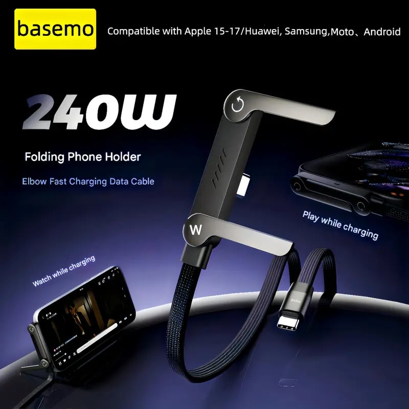 ⚡Foldable Charging Stand Cable