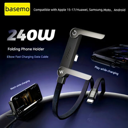 ⚡Foldable Charging Stand Cable