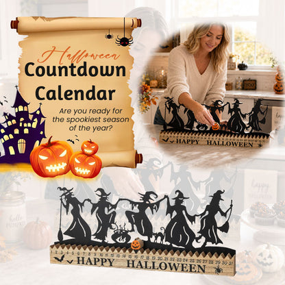 Spooky 31-Day Countdown Halloween Decor🎃🧙‍♀️