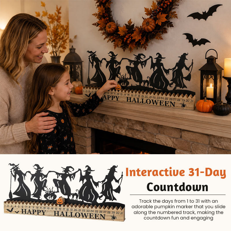 Spooky 31-Day Countdown Halloween Decor🎃🧙‍♀️