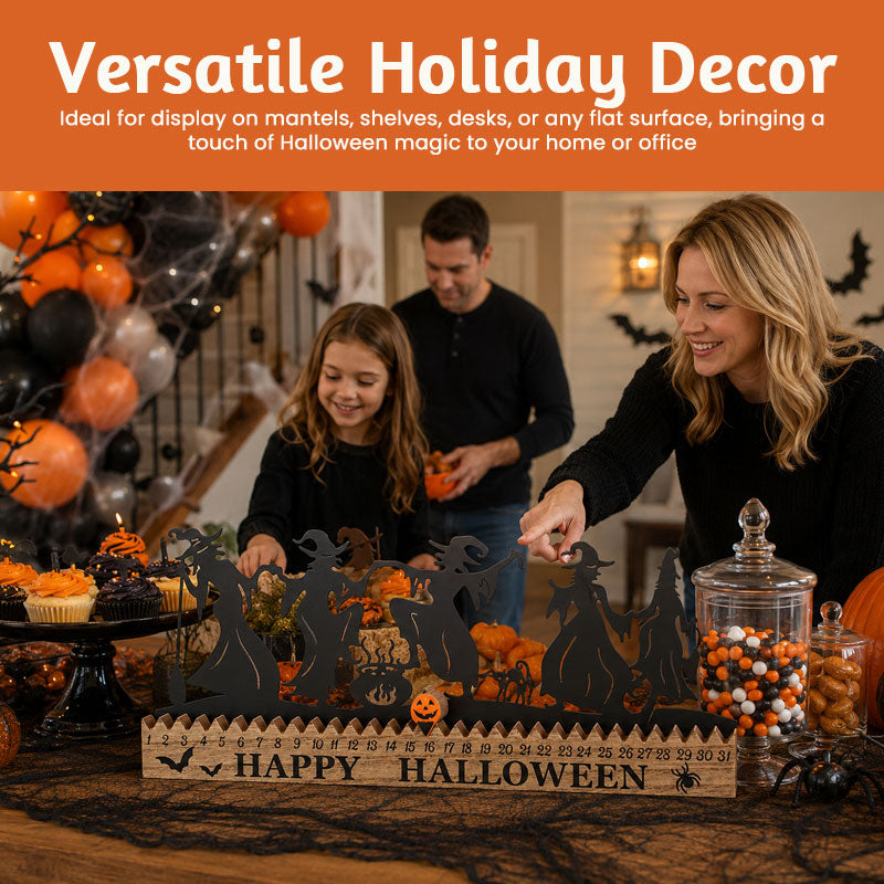 Spooky 31-Day Countdown Halloween Decor🎃🧙‍♀️