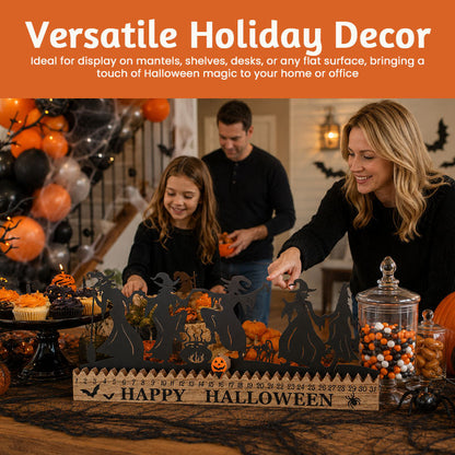 Spooky 31-Day Countdown Halloween Decor🎃🧙‍♀️