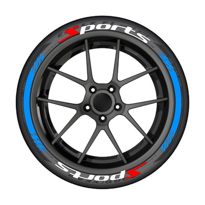 🏎️ 4PCS 3D Tire Lettering Stickers: Waterproof Universal Wheel Sidewall Decals! 🔥