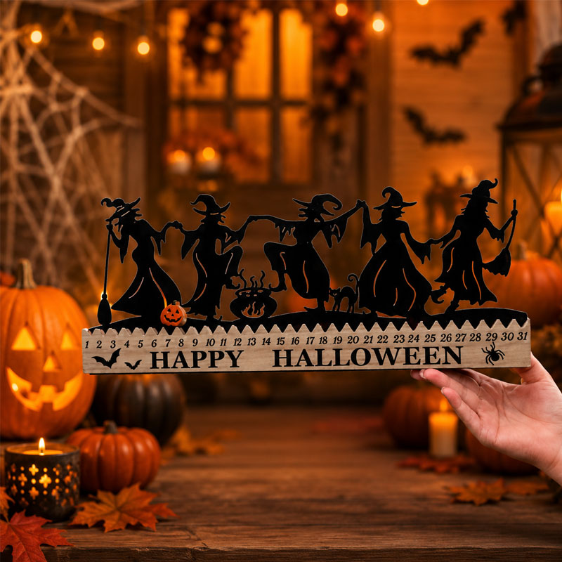 Spooky 31-Day Countdown Halloween Decor🎃🧙‍♀️