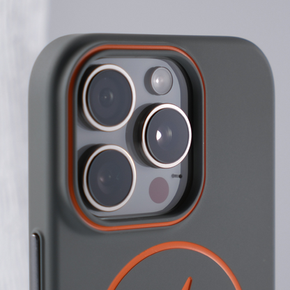 Skin Feel Magnetic Phone Case – Magnetic Charging & Built-in Wrist Strap & Soft-Touch Comfort