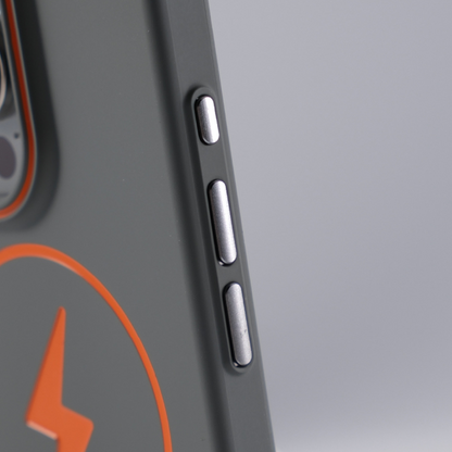 Skin Feel Magnetic Phone Case – Magnetic Charging & Built-in Wrist Strap & Soft-Touch Comfort